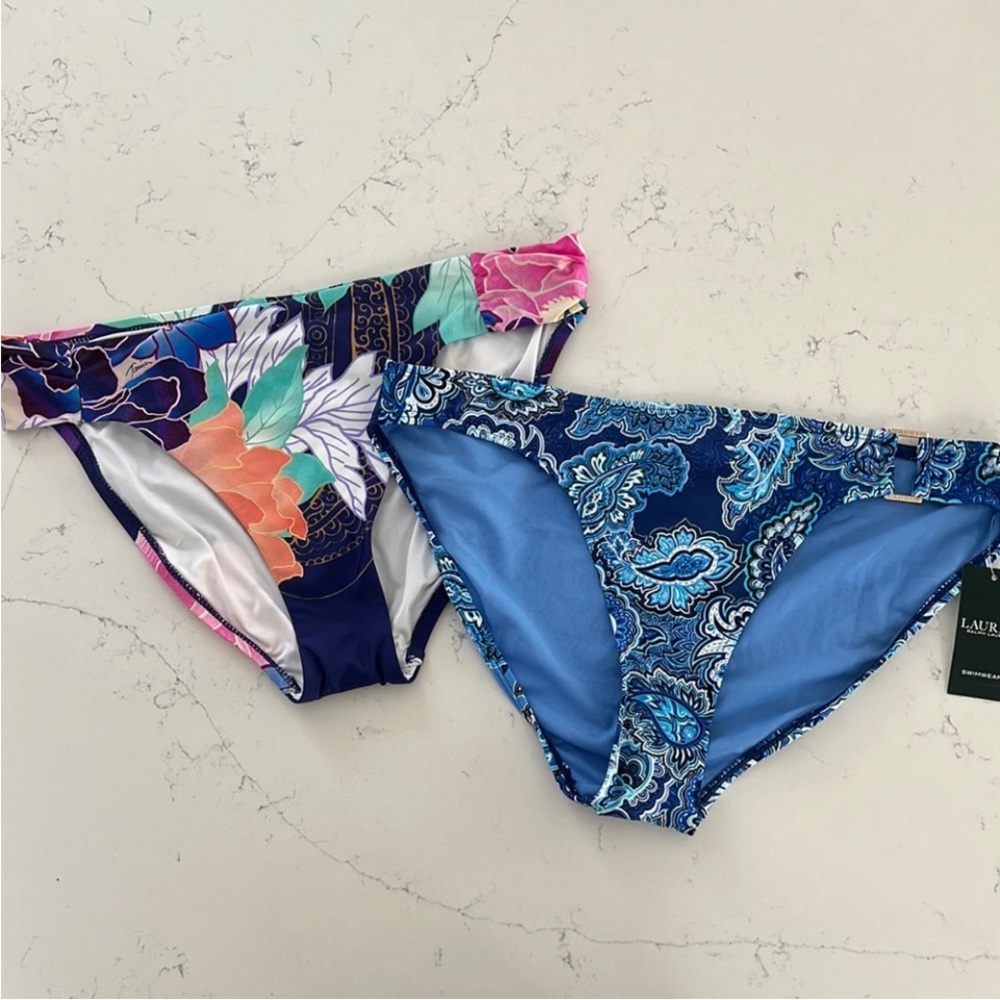 Trina Turk and Ralph Lauren Swimsuit Bottoms NWT
